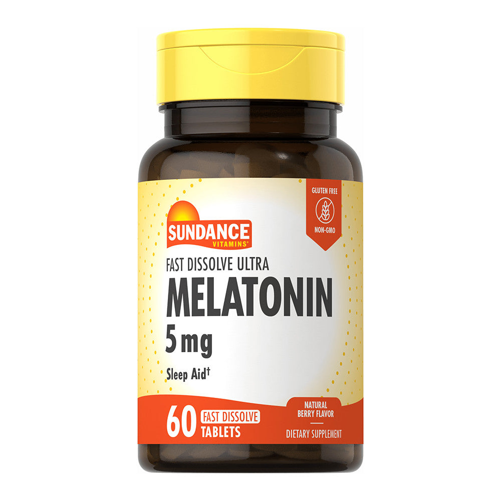 Sundance Ultra 5 Mg Melatonin Fast Dissolve Tablets, 60 Ea